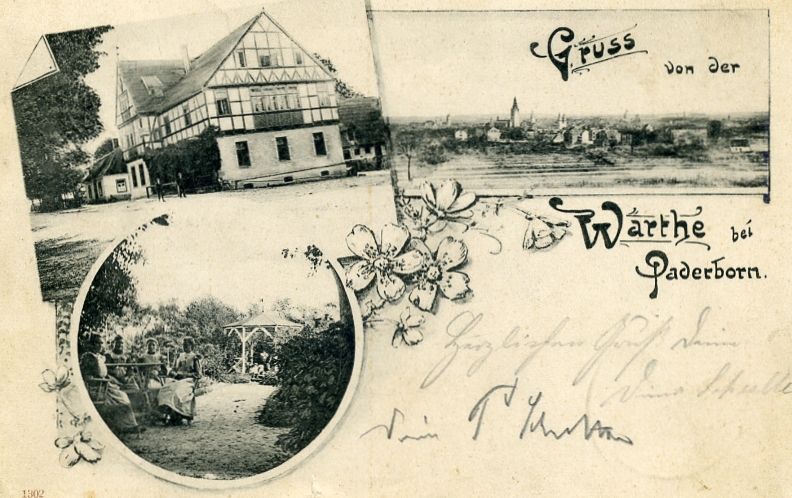 Postkarte - Grüße von der Warthe bei Paderborn